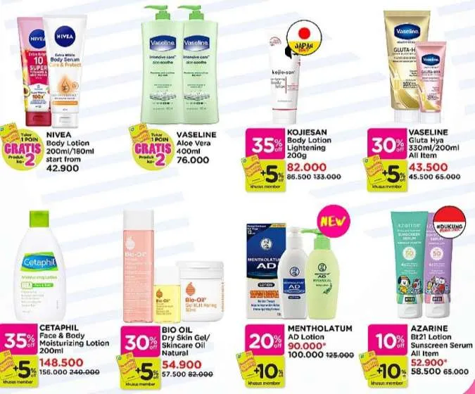 Promo Watsons Beauty Deals Diskon s/d 70% Periode 10-13 November 2022