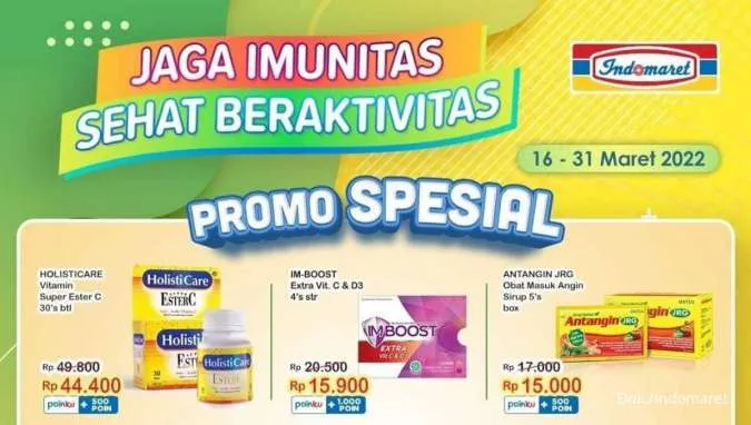 Promo Indomaret 16-31 Maret 2022