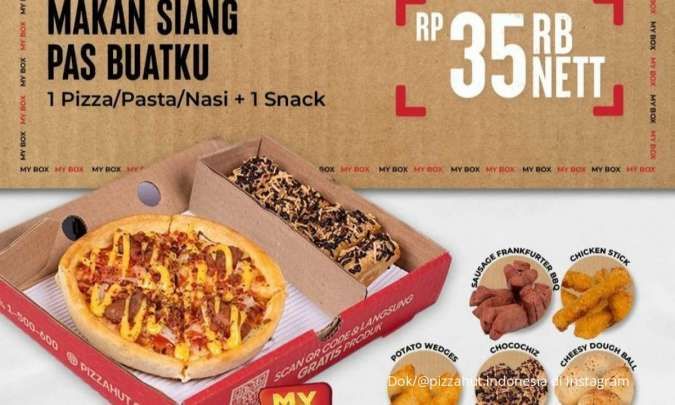 Promo Pizza Hut Terbaru My Box Lezat di Bulan Juli 2022, Mulai Rp 35.000-an Saja