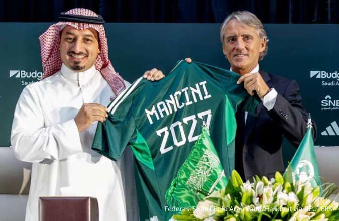 Dipecat Timnas Arab Saudi, Roberto Mancini Dapatkan Pesangon Fantastis!