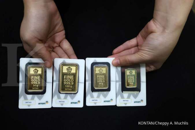 Hari ini dua kali naik, harga emas Antam mendaki Rp 15.000