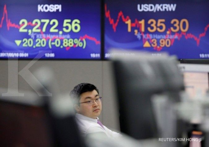 Bursa Asia bergerak flat sembari mencari arah