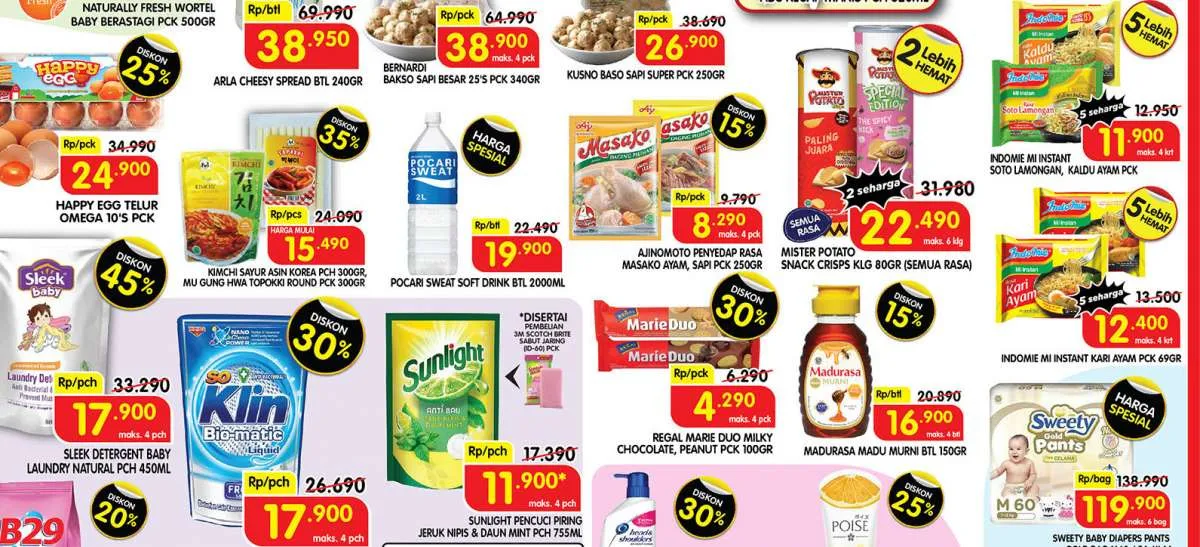 Promo Superindo terbaru di bulan Desember 2021, nikmati diskon besar hingga 45%