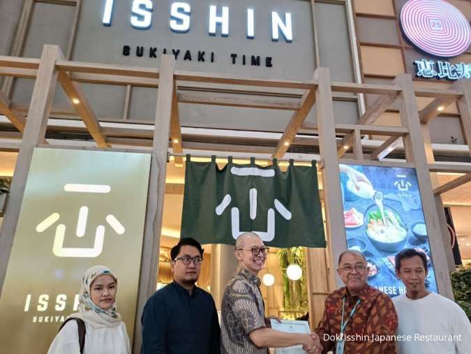 ISSHIN Japanese Restaurant Raih Sertifikasi Halal,Menyajikan Kuliner Jepang Autentik 