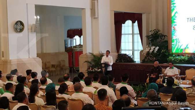 Jokowi: Sektor pertanian memberikan kontribusi yang besar bagi pembangunan ekonomi