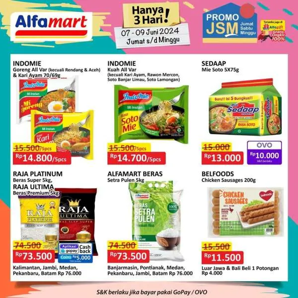 Promo JSM Alfamart Periode 7-9 Juni 2024