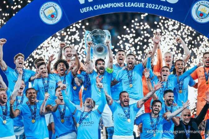 Manchester City Juara Liga Champions 2023 Ini Perincian Hadiah Uang yang Diterima