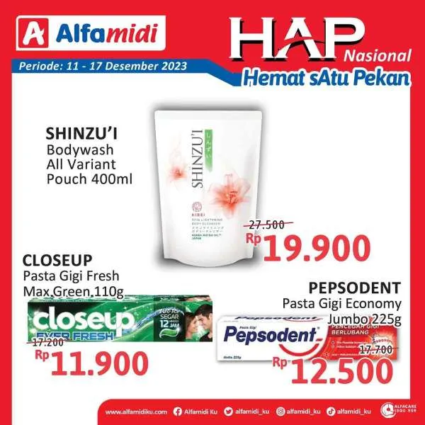 Promo Alfamidi Hemat Satu Pekan Periode 11-17 Desember 2023