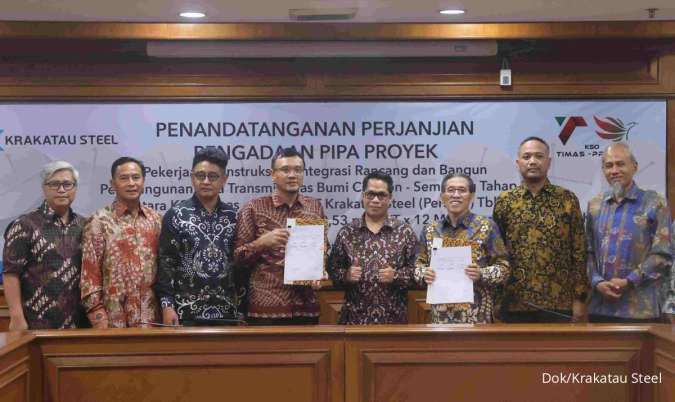 Krakatau Steel Suplai Pipa Baja untuk Proyek Transmisi Gas Cisem Tahap II