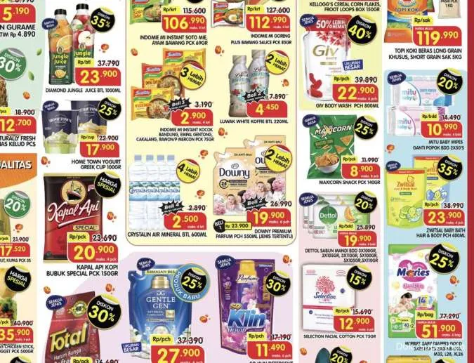 Promo Superindo Weekday 17-20 November 2025, Aice Box-Mama Lemon Diskon hingga 50%