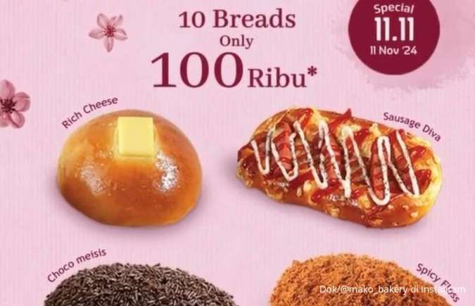 Promo 11.11 di J.CO dan Mako Bakery 11 November 2024, Harga Spesial Hanya Hari Ini