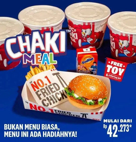 Promo KFC Chaki Meal We Bare Bears