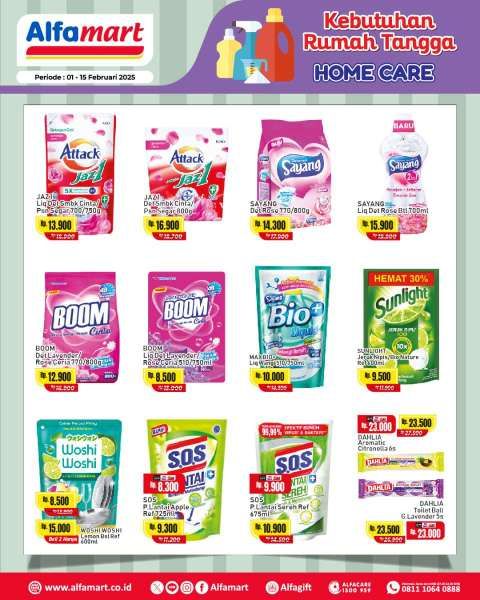 Promo Alfamart Home Care 1-15 Februari 2025