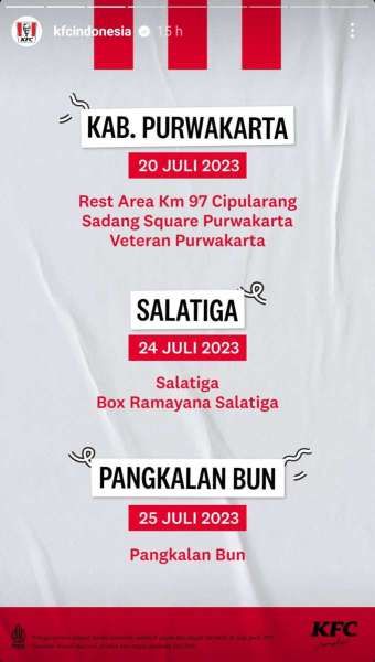 Promo KFC Terbaru Juli 2023 Spesial HUT Kota