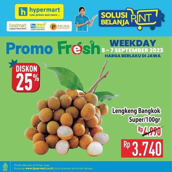 Katalog Promo Hypermart Terbaru 5-7 September 2023, Promo Hyper Diskon Weekday