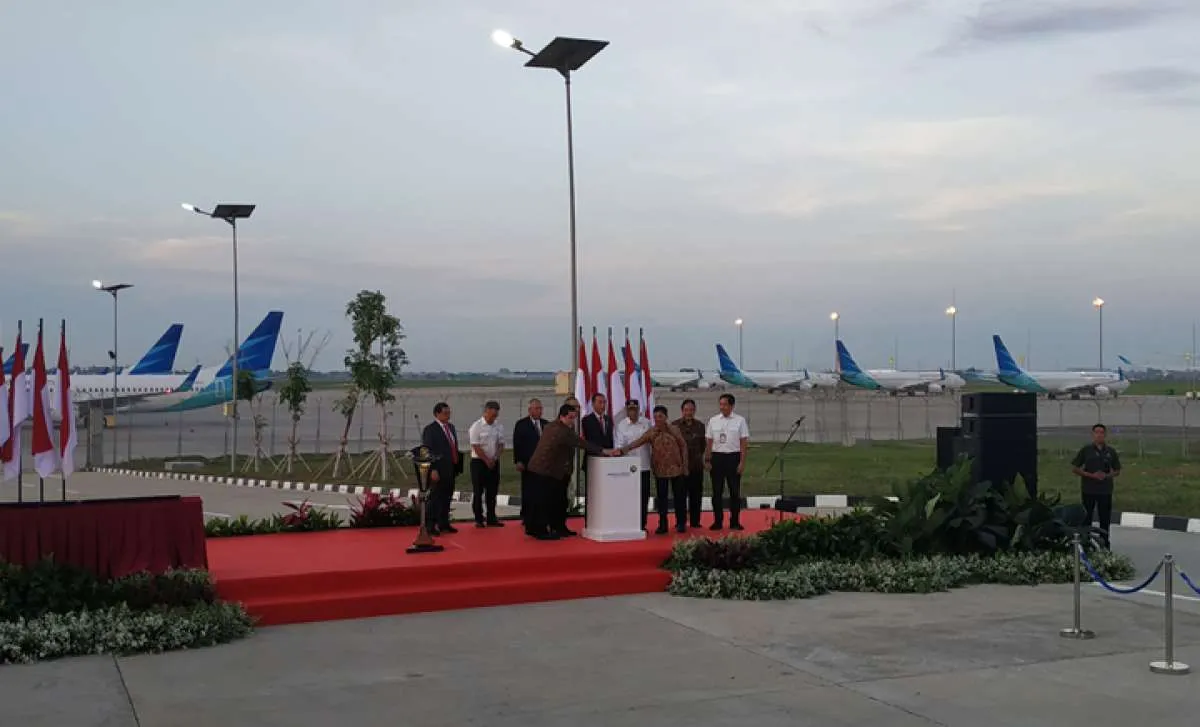 Jokowi resmikan runway 3 Bandara Soekarno Hatta