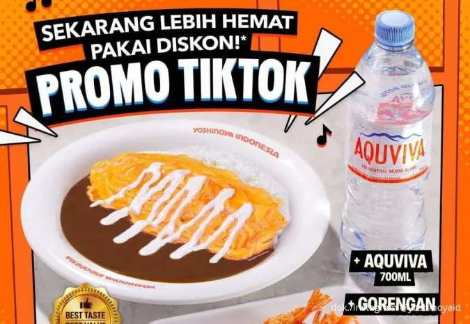 Promo TikTok Yoshinoya Lebih Hemat: 4 Pilihan Paket Japanese Curry Dapat Diskon 15%