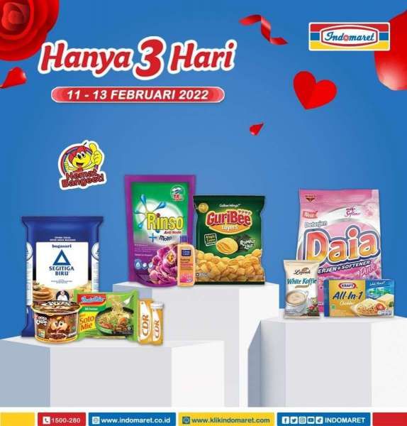 Katalog Promo Indomaret Hanya 3 Hari Periode 11-13 Februari 2022