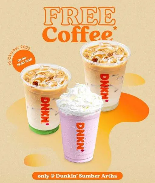 Promo Dunkin Free Coffee