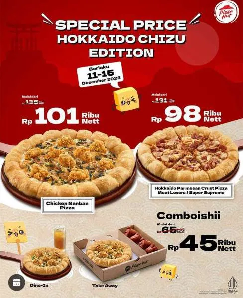 Promo Pizza Hut: Special Prize Hokkaido Chizu 
