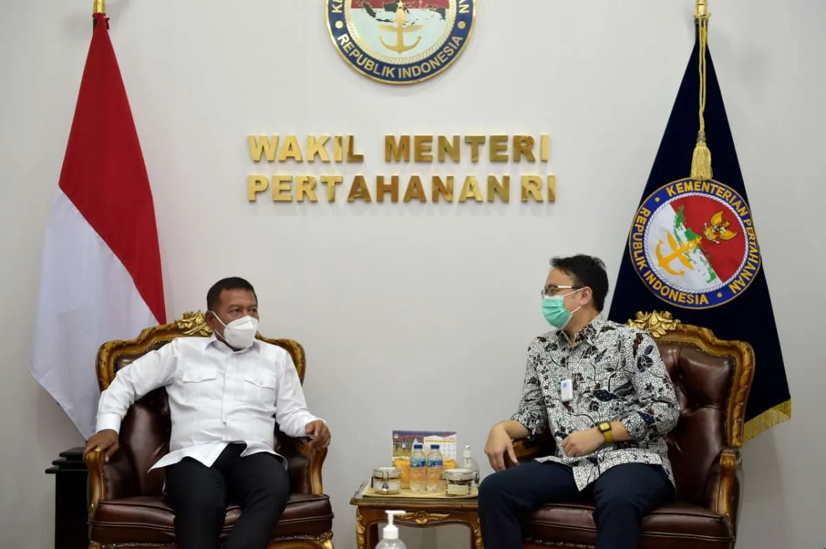 Bangun kolaborasi sektor perdagangan dan pertahanan, Wamendag bertemu Wamenhan