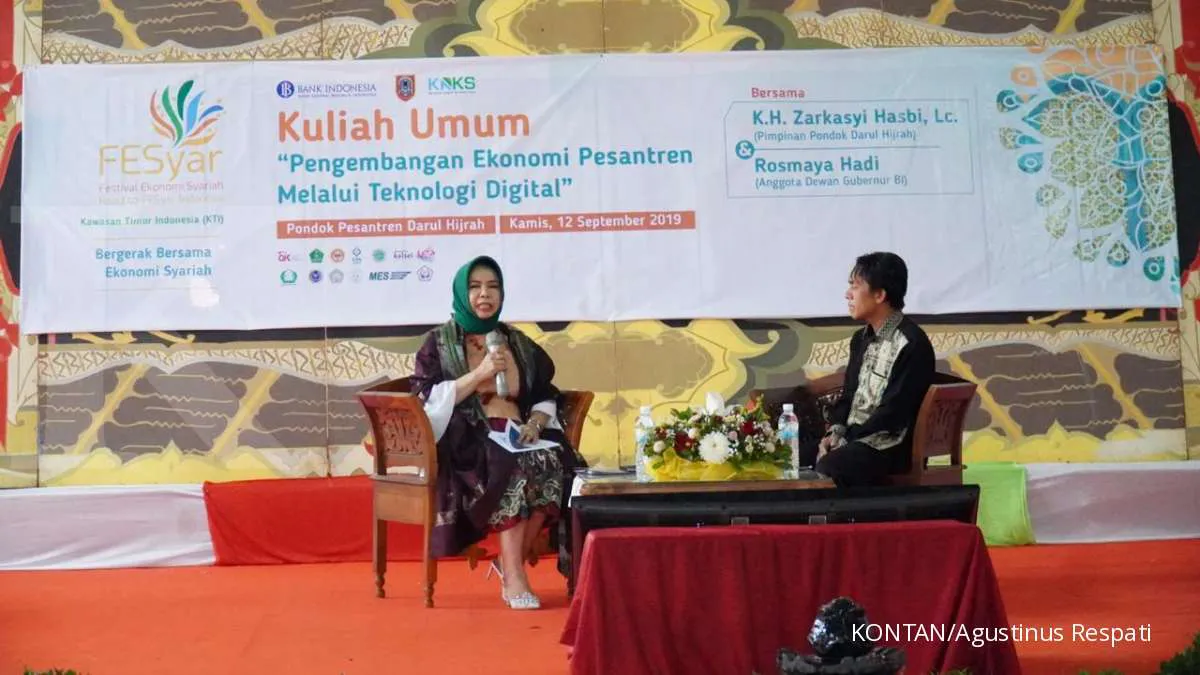 Bank Indonesia (BI) dorong ekonomi digital lewat pesantren