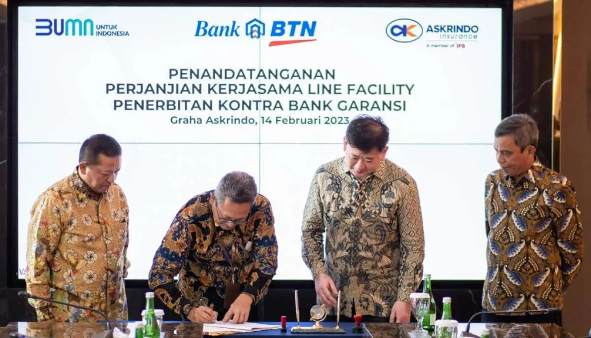 Askrindo dan Bank BTN Jalin Kerjasama Line Facility Senilai Rp 1,5 Triliun 
