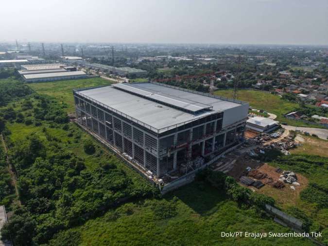 Erajaya Group Lakukan Topping Off ErajayaDistributionCenter,Targetkan Beroperasi 2025