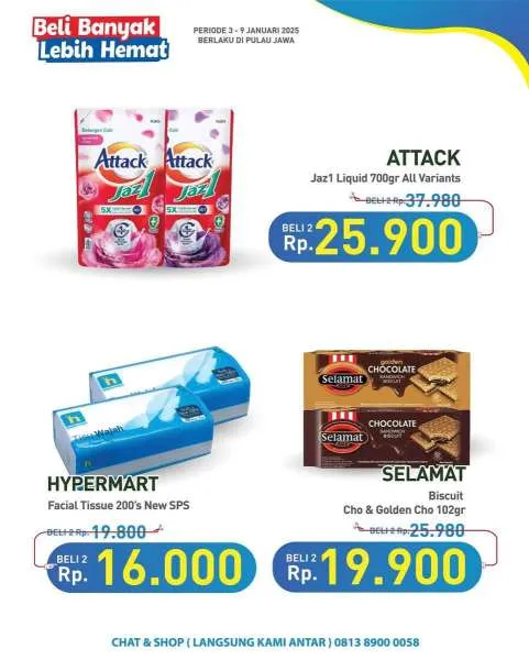 Promo Hypermart Beli Banyak Lebih Hemat Periode 3-9 Januari 2025