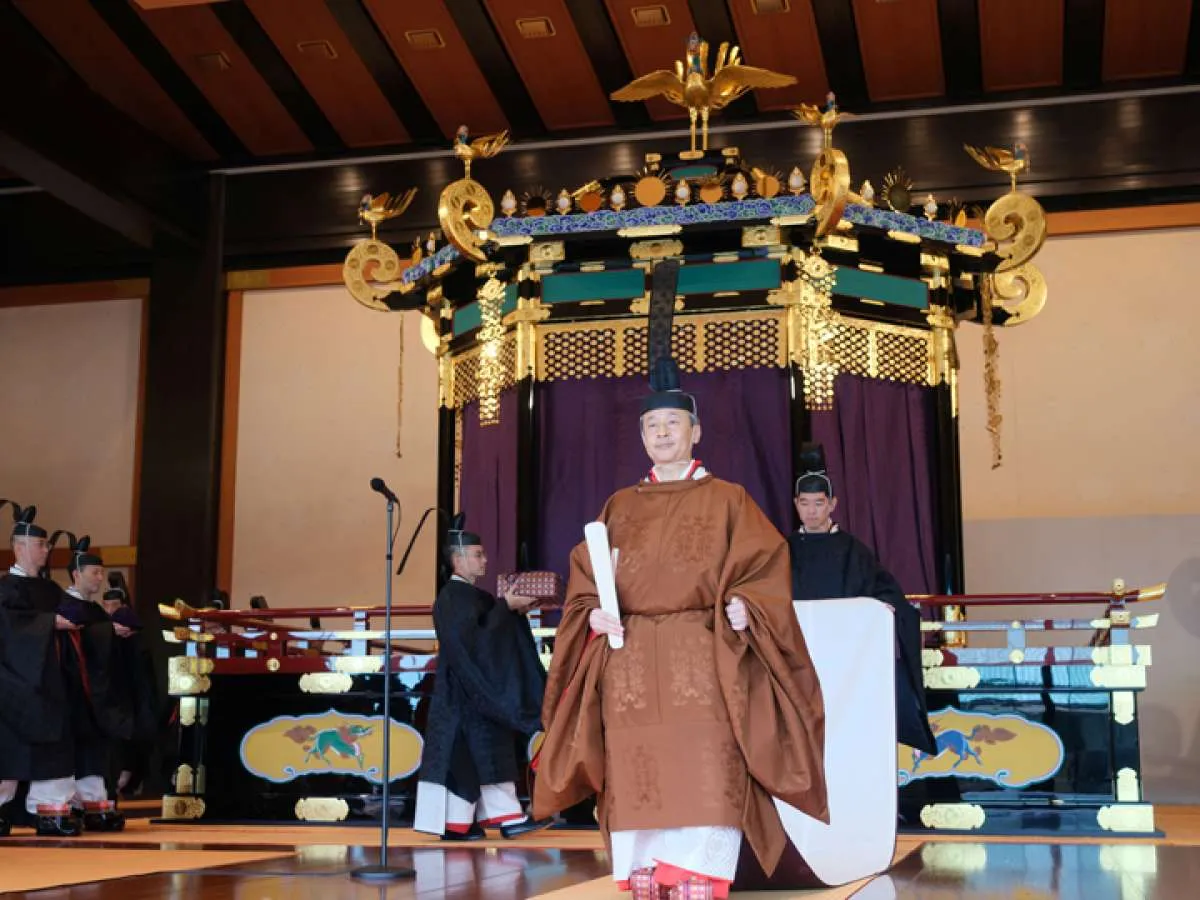 Lewat ritual Sokui no Rei, Kaisar Jepang Naruhito resmi naik takhta