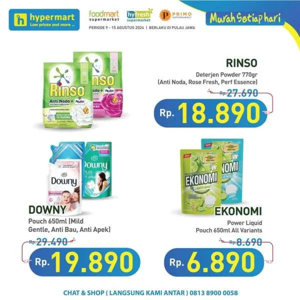 Promo JSM Hypermart Hyper Diskon Weekend Periode 9-12 Agustus 2024