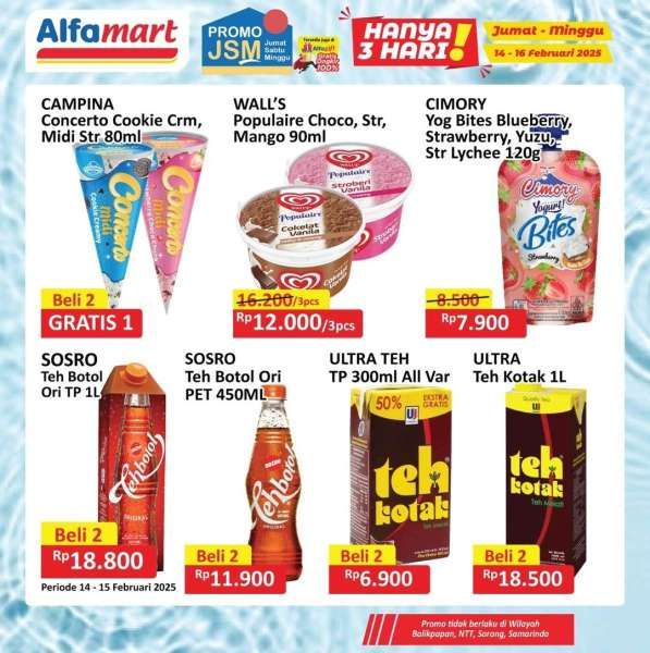 Promo JSM Alfamart Weekend 14-16 Februari 2025