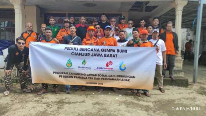 Emiten RAJA Grup Menyalurkan Bantuan Tahap Awal ke Gempa Cianjur