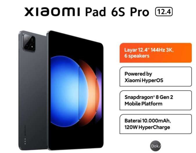 Xiaomi Pad 6S Pro Indonesia: Harga Resmi dan Spesifikasi Lengkap 