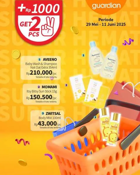 Promo Guardian Super Hemat Periode 29 Mei-11 Juni 2025