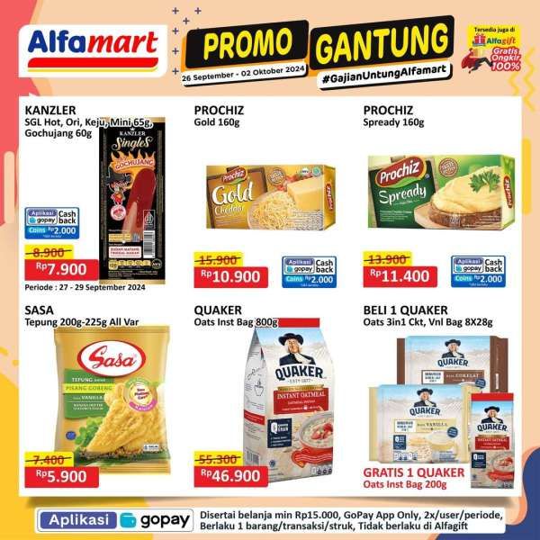 Promo Alfamart Gantung 26 September-2 Oktober 2024