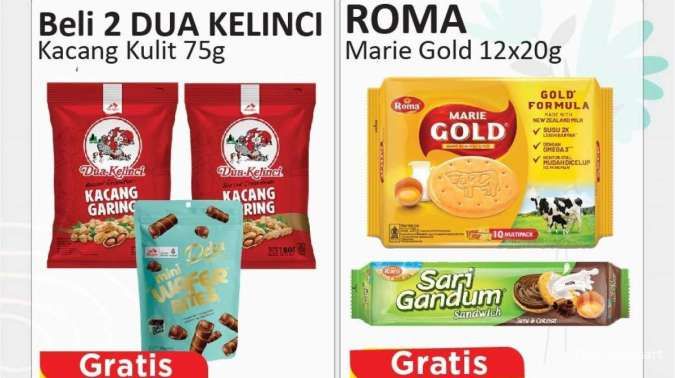 Promo Alfamart Serba Gratis 16-30 November 2024, Biskuit Roma Beli 1 Gratis 1