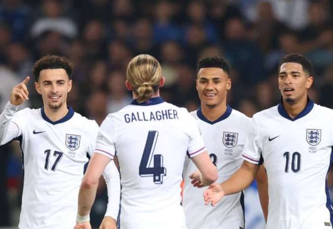 Link Live Streaming Inggris vs Irlandia di Nations League, Kick-off 00.00 WIB