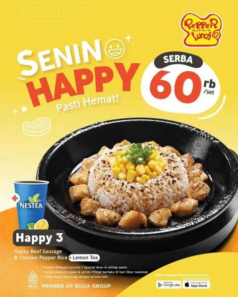 Promo Pepper Lunch Senin Happy 3