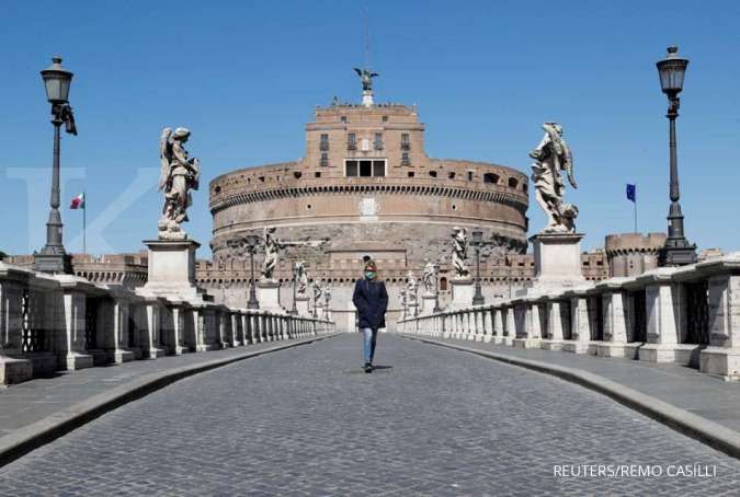 Italia memperpanjang lockdown akibat wabah vrus corona hingga 13 April