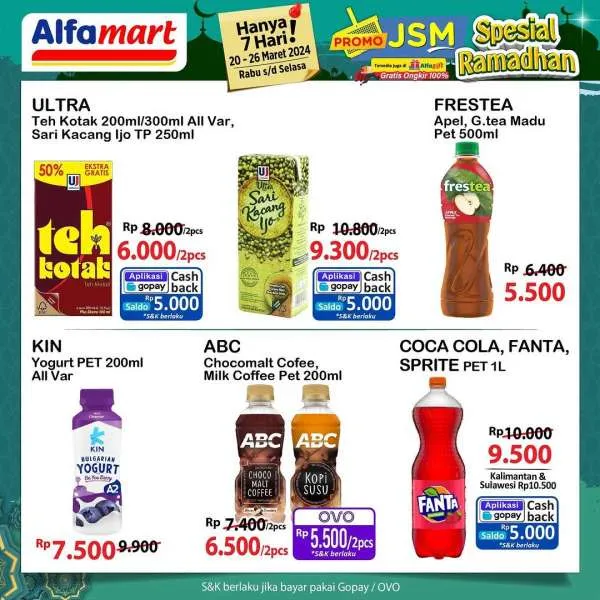 Promo JSM Alfamart Hanya 7 Hari Periode 20-26 Maret 2024