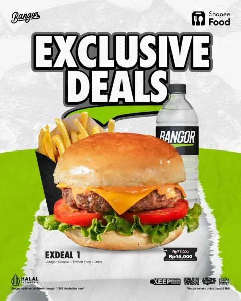 Promo Burger Bangor Exdeal 1