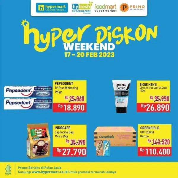 Promo Hypermart Hyper Diskon Weekend Periode 17-20 Februari 2023