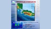 Gempa Magnitudo 4,1 Mengguncang Kota Bogor Jawa Barat, Kamis (10/4) Malam