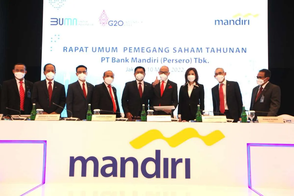 Lanjutkan Transformasi Digital, RUPST Bank Mandiri Sepakat Bagikan Dividen Rp 16,82 T