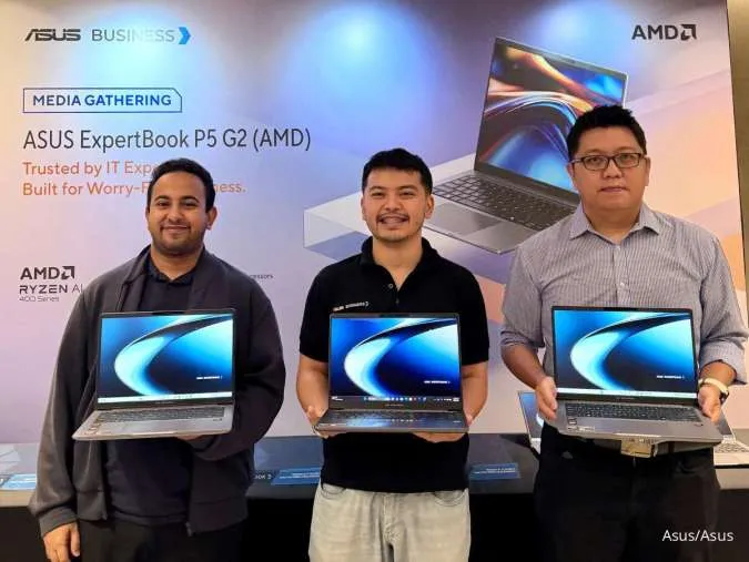 Laptop AI Kian Diminati, Asus Kenalkan ExpertBook P5 G2 untuk Pekerja Hybrid