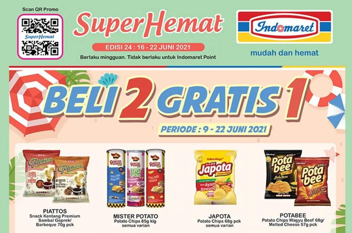 Promo Indomaret terbaru 16-22 Juni 2021, diskon rutin mingguan 