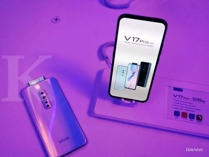 Vivo V17 Pro dengan Dual Pop-Up Selfie Camera Pertama di Indonesia, Resmi Hadir