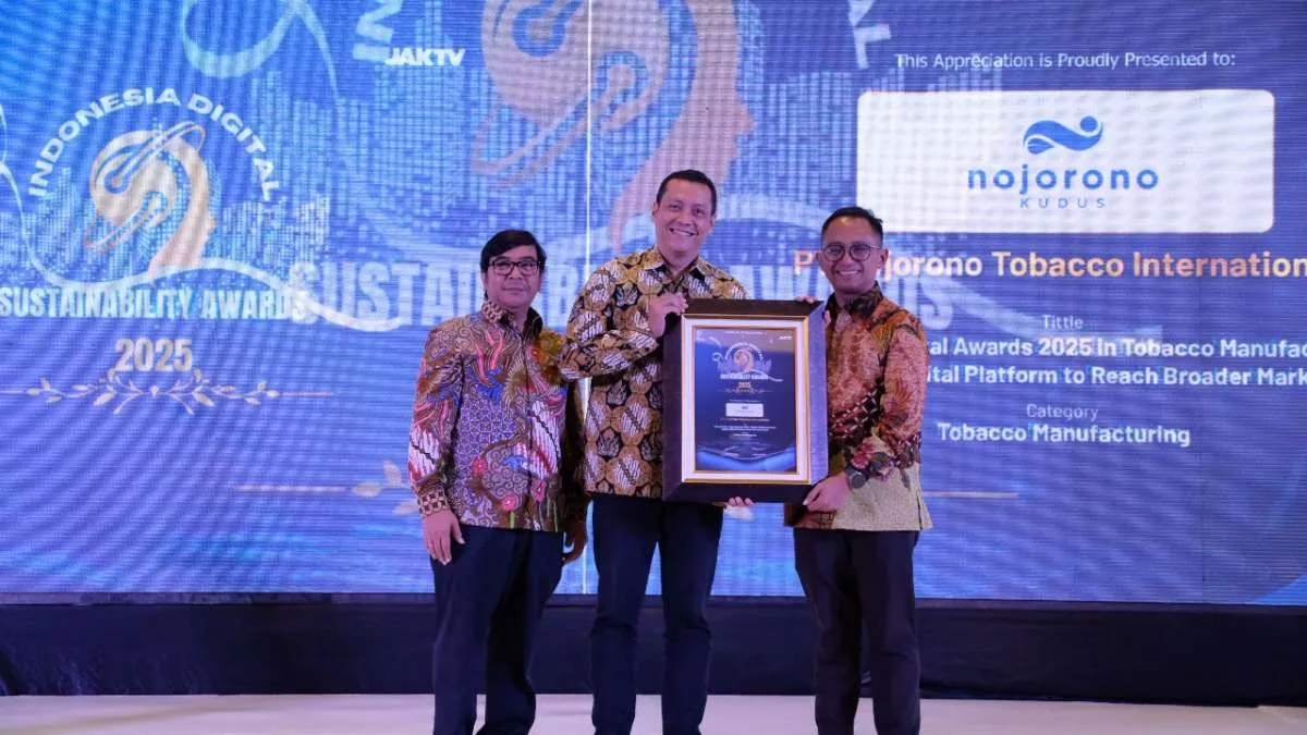 Nojorono Raih Indonesia Digital Sustainability Awards JakTV 2025