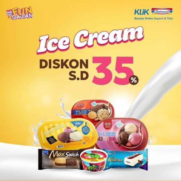 Promo Es Krim di Superindo Diskon 35%, Cek Promo Es Krim di Indomaret ...